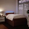 vidaXL Boxspringbett mit Matratze Rosa 120x190 cm Samt 3289985 Bild 4