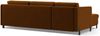 Micadoni Schlaf-Ecksofa Gloria 4-Sitzer Rechts Samt Braun 205x140 Bild 3