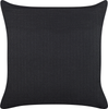 Kissen 2er Set Blumenmuster OSMUNDA Samtstoff 45 x 45 cm Schwarz Bild 5
