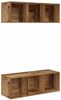 vidaXL TV-Schrankset 2 pcs Altholz 37 x 37 x 107 cm Holzwerkstoff 3393573 Bild 2