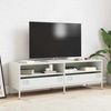 vidaXL TV-Schrank Weiß 135x39x43,5 cm Kaltgewalzter Stahl 851339 Bild 3