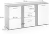 Kommode Novelli Beton 40 x 80 cm mit Schubladen Vicco Bild 3