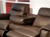 Vente-unique - Relaxsofa Leder 2-Sitzer - Braun - EVASION Bild 2