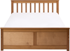 Bett mit Lattenrost Kiefernholz OLENDON 120 x 200 cm Braun Bild 4