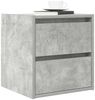 vidaXL Wand-Nachttisch Betongrau 38x34x40 cm 861253 Bild 4