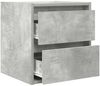 vidaXL Wand-Nachttisch Betongrau 38x34x40 cm 861253 Bild 5