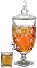 Getränkespender 5L aus Glas mit Deckel - Retro Design mit Zapfhahn Bild 2