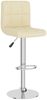 vidaXL Barhocker 2 Stk. Creme Stoff [334241] Bild 3