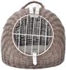 Aumüller Tierreisekorb Katzenhöhle/Transportkorb aus Vollweide, Vintage Grau/Braun inkl. L... Bild 5