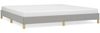 Bettgestell Hellgrau 200x200 cm Stoff [346842] Bild 2