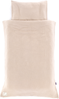 Bettwäsche Baumwollmusselin beige 100/135 + 40/60 cm Bild 2