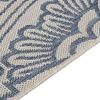 vidaXL Outdoor-Teppich Flachgewebe 160x230 cm Blaues Muster 340832 Bild 4