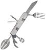 TSB Werk Besteck-Set Campingbesteck Camping Outdoor Essbesteck 7 in 1 (7-tlg), Feldbesteck, Survival, Klappbesteck Bild 1