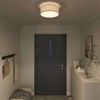 vidaXL Deckenlampe mit Strahlern Grau 38 x 38 x 13,5 cm Stoff 42001208 Bild 3