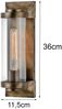 Elstead Lighting Pearson Wandleuchte Medium 1-Light Bronze IP44 E27 Bild 5