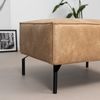 Bronx71 Hocker Kansas Eco-Leder beige Bild 3