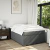 vidaXL Boxspringbett mit Matratze Dunkelgrau 120x200 cm Stoff 3285464 Bild 3