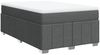 vidaXL Boxspringbett mit Matratze Dunkelgrau 120x200 cm Stoff 3285464 Bild 2