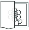 Liedeco Schiebegardine (1 St), Klettband, halbtransparent, HxB: 245x60, ohne Paneelwagen Bild 3