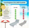 ZOLLNER Strandtuch, Mikrofaser (1-St), 80 x 215 cm, 100% Baumwolle, Liegenbezug auch für Sonnenliege Bild 4