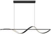 LED Hängeleuchten, Metall, Schwarz, Höhenverstellbar, L 120 cm Bild 5