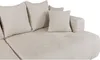 Vente-unique - MOTINO Sofa Stoff Beige - B 140 cm x H 102 cm x L 272 cm Bild 5