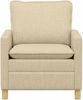 vidaXL Sofa Creme 76 x 81 x 87,5 cm Stoff 42028753 Bild 3