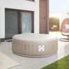 HOME DELUXE 'SPLASH' Outdoor Whirlpool, 6 Personen, Beige, 65 x 208 x 208 cm Bild 2
