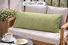Amilian Kissenbezüge Kissenbezug 40x80 cm - Kopfkissenbezug Sofakissenbezug Kissenhülle, Cord-Optik, weich, Hotelverschluss ohne Reißverschluss Bild 4