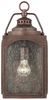 Außenleuchte, Wandlampe, Kupfer Glas, H 41,3 cm Bild 2