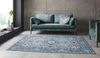 Orientalischer Kurzflor Teppich Skazar Isfahan Hielblau - 160x230x0,9cm Bild 3