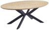 HOME DELUXE Esstisch Oval AVENTIS inkl. Sternfuß 200 x 120 cm Bild 1