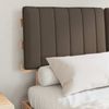 vidaXL Bettgestell mit gepolstertem Kopfteil Taupe 140 x 190 cm 877497 Bild 3