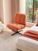FiveWillowise Relaxsessel 360° drehbarer Wohnzimmerstuhl, Chenille Polstersessel (1-St), Chenille Drehsessel für Wohnzimmer, Schlafzimmer und Balkon Bild 4