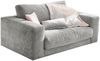 KAWOLA Doppelsessel MADELINE Loveseat Cord hellgrau 86 x 127 x 170 cm Bild 3