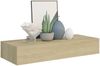 vidaXL Wandregale mit Schubladen 2 Stk. Eichen-Optik 60x23,5x10 cm MDF 330262 Bild 3