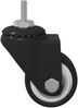 vidaXL Drehrolle 2 pcs Schwarz 40,4 x 40,4 x 19,7 mm Eisen und Nylon 864766 Bild 3