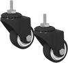 vidaXL Drehrolle 2 pcs Schwarz 40,4 x 40,4 x 19,7 mm Eisen und Nylon 864766 Bild 2