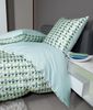 Janine Moments Mako-Satin Bettwäsche 240x220 Wende Mosaik grün blau 98055-06 Bild 2