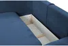 Ecksofa mit Schlaffunktion TEODORA von PASCAL MORABITO - Kord - Dunkelblau - Ecke rechts Bild 5