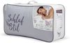 Schlafstil Kunstfaserbettdecke F400, Decke für Sommer, Winter, Ganzjahr, hergestellt in Deutschland, Füllung: Quallofil Premium 3D-Markenfaser, 100 % Polyester, Bezug: 100 % Baumwolle, 135x200 cm, 155x220 cm & weitere Größen, Made in Green zertifiziert Bild 2