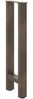 vidaXL Konsolentischbeine Naturstahl 2 Stk. 28x(72-73) cm Stahl 4013295 Bild 4
