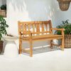 Massivholz Teak Sitzbank HOME 120cm Gartenbank Holzbank Teakbank Bild 5