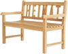 Massivholz Teak Sitzbank HOME 120cm Gartenbank Holzbank Teakbank Bild 4