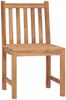 vidaXL Gartenstühle 2 Stk. mit Kissen Massivholz Teak 3062940 Bild 4