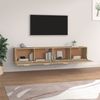 vidaXL Wandschränke 2 Stk. Sonoma-Eiche 100x36,5x35 cm Holzwerkstoff 3115662 Bild 3
