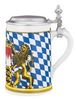 Seltmann Weiden Bayern Bierkrug mit Deckel 0,75 l - DS Bild 4