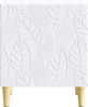 vidaXL Nachttisch Weiß 43 x 34,5 x 50 cm Holzwerkstoff 895025 Bild 3
