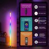 SERBASIC LED Stehlampe RGBIC Smart LED Stehlampe mit 16 Millionen Farben & Bluetooth App, Dynamische & Musik-Modi, Fernbedienung, für Wohnzimmer, Party Bild 3