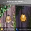 Northpoint LED Gartenleuchte Solar Hängeleuchte mit Dämmerungssensor für außen Bild 3